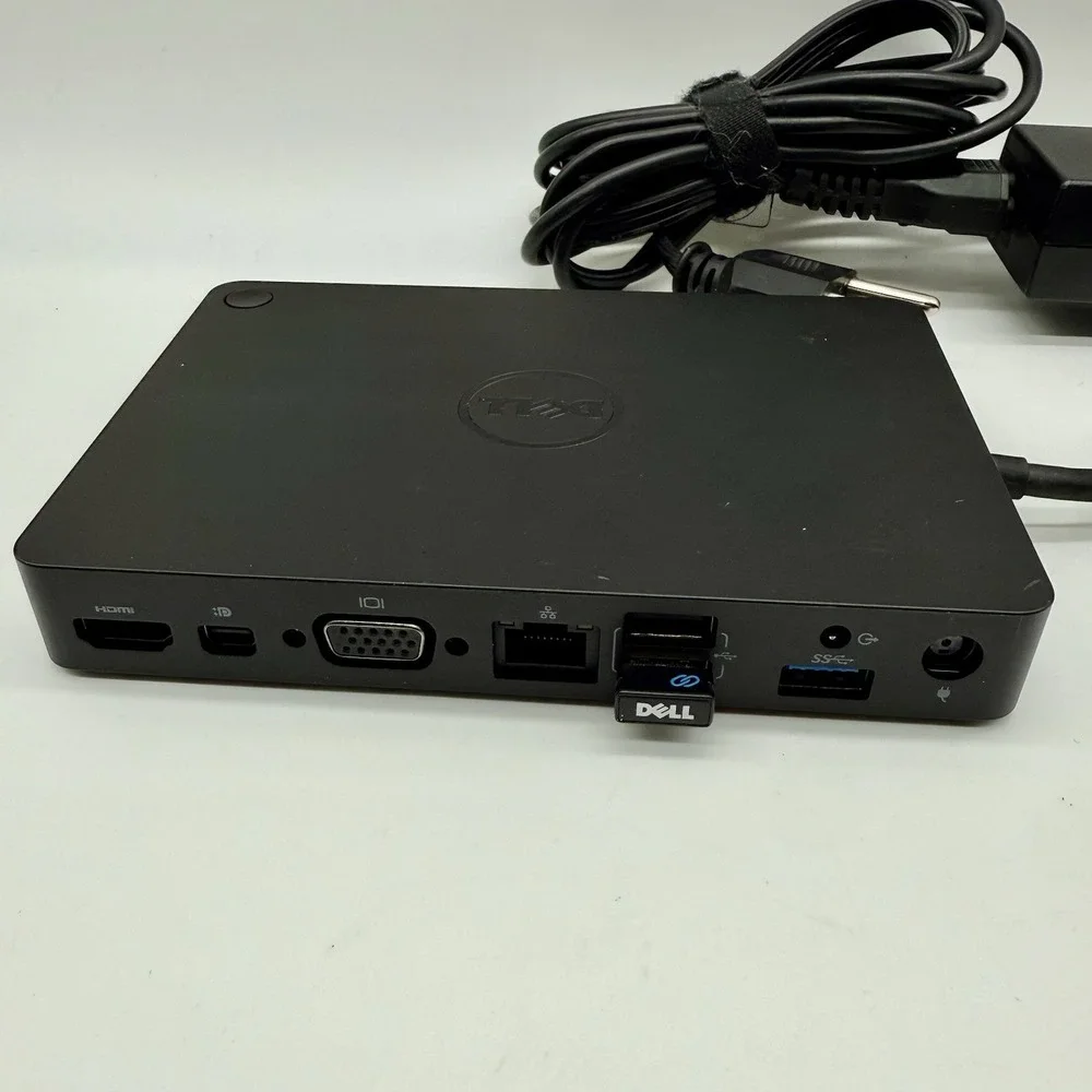 Dell WD15 K17A USB Dock Docking Station K17A001 With A/C‎ Adapter Tested